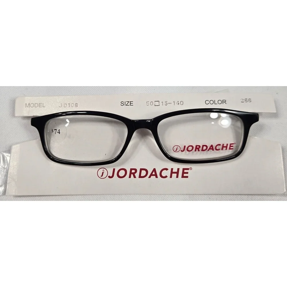 Jordache JD106 Eyeglasses Frames Slate Cream 50 15 140 Rectangle NWT Office